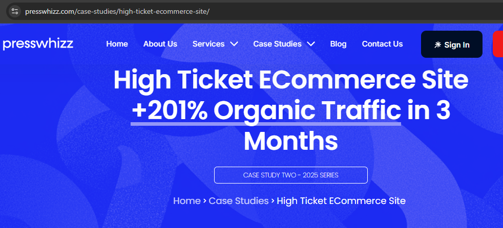 PressWhizz case study